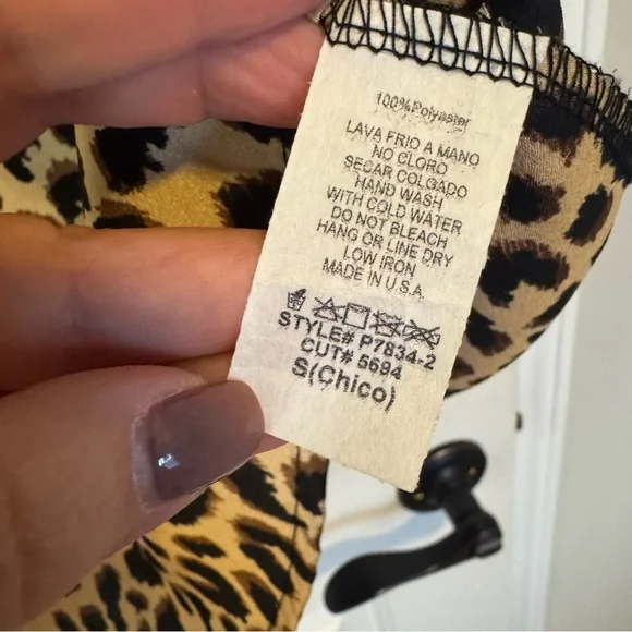 Boutique Leopard Print Dress or Tunic Top - Picture 4 of 5